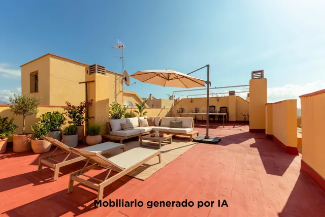 ÁTICO CON 100 M2 DE ESPACIO EXTERIOR, VISTAS PANORÁMICAS Y G