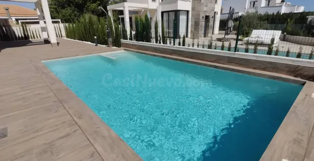 EN VENTA VILLA CON PISCINA (OBRA NUEVA) EN PLAYA HONDA - SIN COMISIONES INMOBILIARIAS - Mod. LAGUNA AZUL — 4