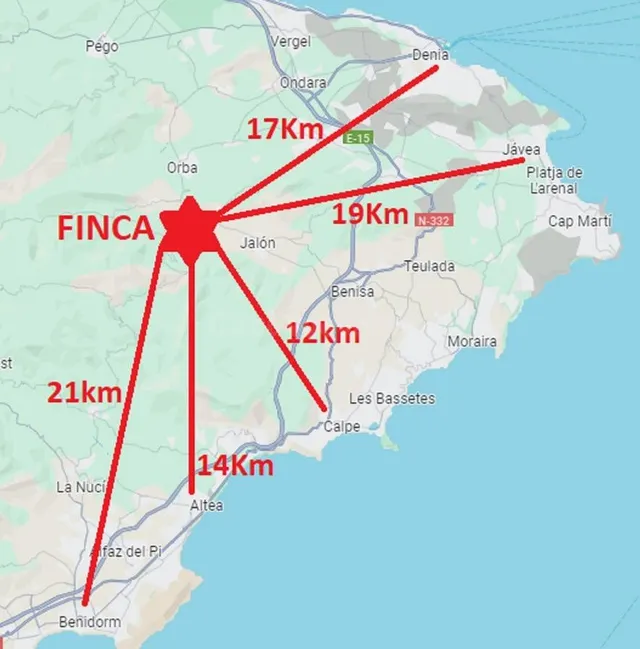 FINCA RÚSTICA DE 1000 HECTÁREAS A 21 KM DE BENIDORM - foto 4