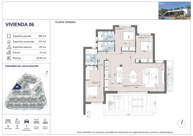 Villa 3 habitaciones 244m² en venta - Dorado Country Club — 35