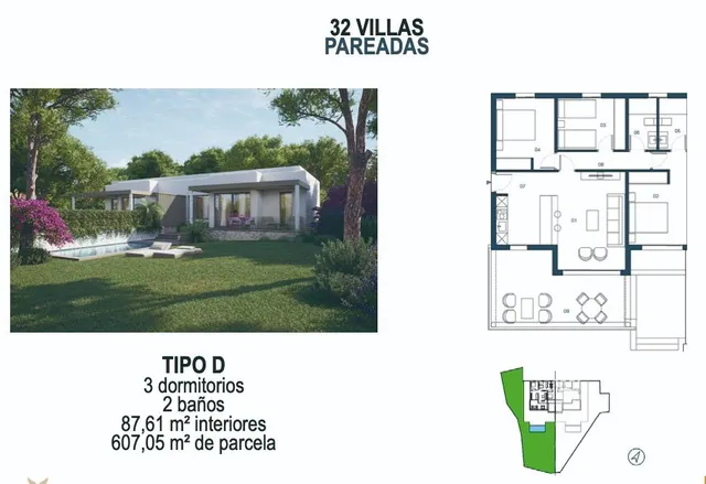 OBRA NUEVA, VILLAS, PAREADOS, ADOSADOS, JUNTO A LA TORRE DEL CATALÁN, LA ANTILLA — 18