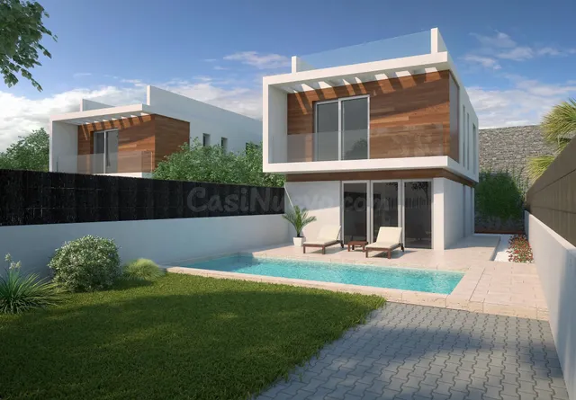 VILLA MODERNA DE OBRA NUEVA EN VILLAMARTIN