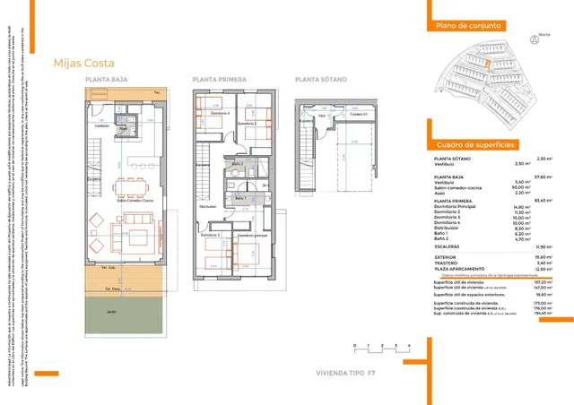 *** AMPLIO PAREADO EN ESQUINA, DE 4 DORMITORIOS, TERRAZA Y JARDIN AL SUR Y CON VISTAS AL MAR !!! — 29