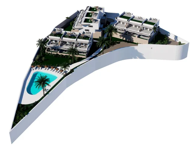 Bungalow de nueva construcción de planta baja con 3 dormitorios en Finestrat-Benidorm — 16