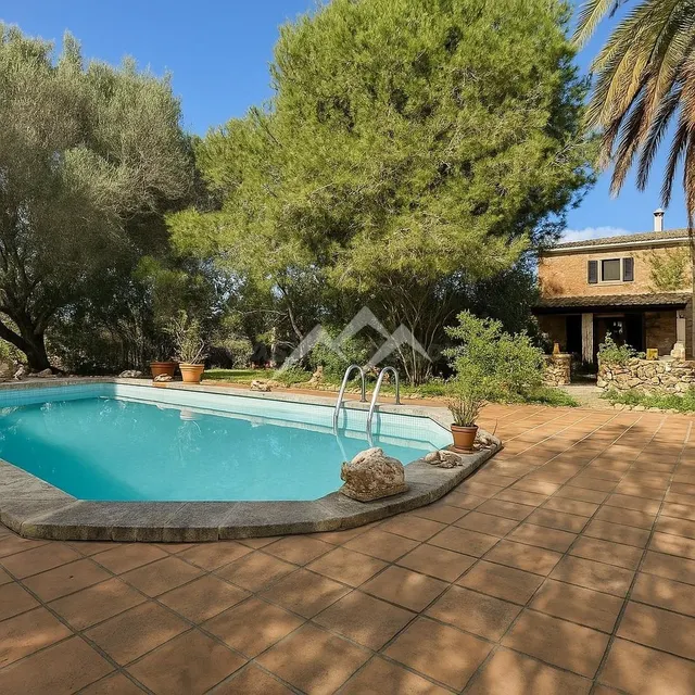 Finca Rústica de 1.100 m2 con casa de piedra y piscina en Sa