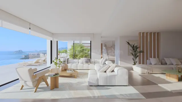 Villa nueva con espectaculares vistas al mar en venta en Ben - foto 4