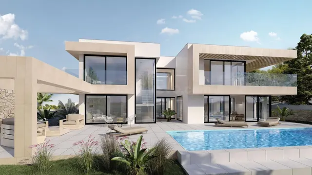 Moraira se vende terreno con proyecto, licencia y vistas al  - foto 2