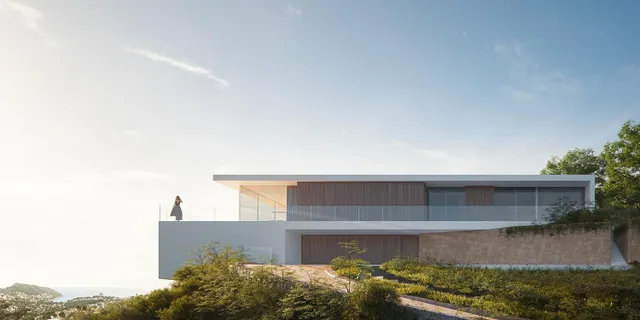 Villa de lujo en Moraira con vistas al mar, en la zona Verde