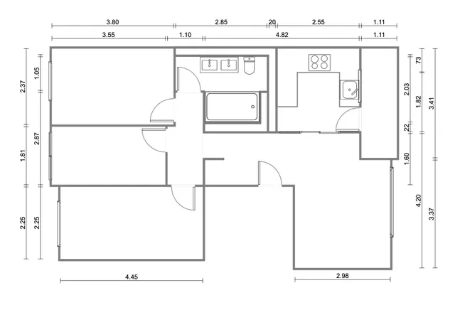 Piso de 3 habitaciones reformado al lado del Colegio Oms i de Prat. — 43