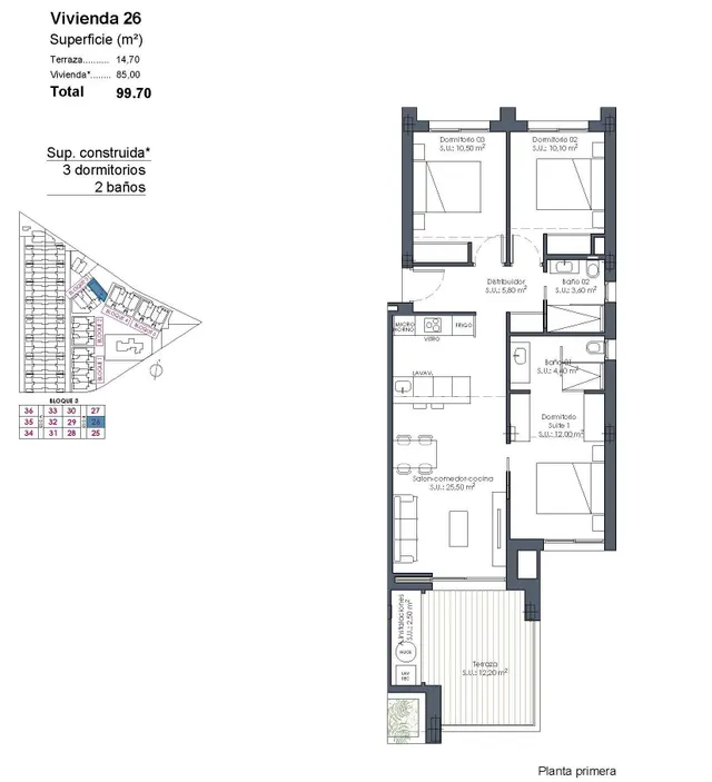 Apartamentos de nueva construcción en La Serena Golf-Los Alcázares, cerca de la playa — 31
