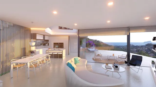 Preciosa promoción de obra nueva con vistas al mar y a la montaña en un entorno privilegiado de Beni — 4