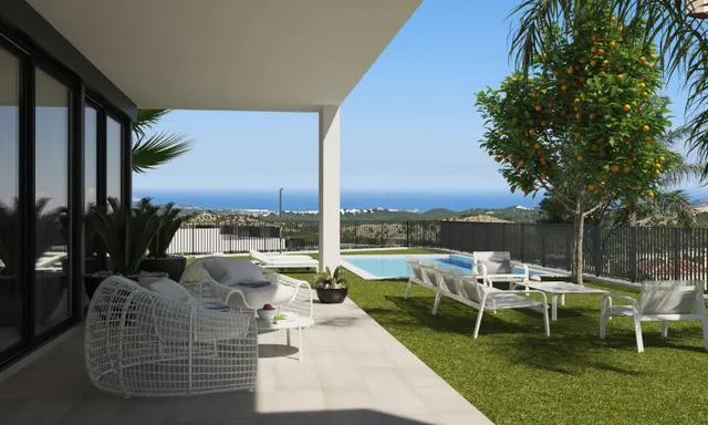 Villas de nueva construcción con vistas impresionantes a la montaña — 3