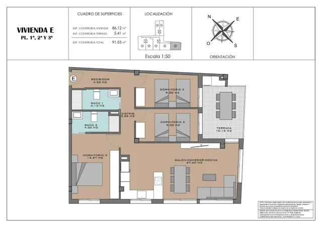 Apartamento 3 habitaciones 92m² en venta - Eroski — 6