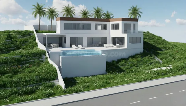 Terreno con licencia obra en Mijas Golf para construir ya