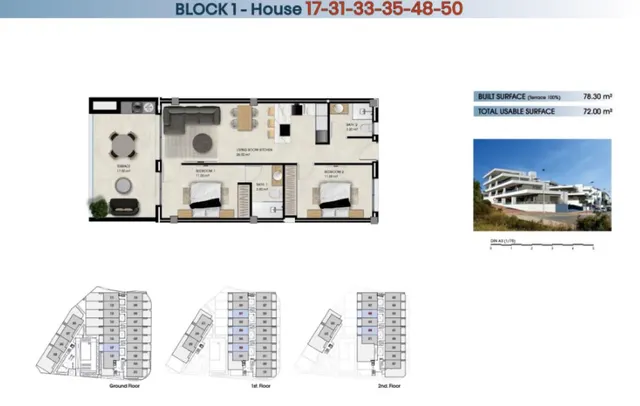 Apartamento 2 habitaciones 78m² en venta - El pinet — 8