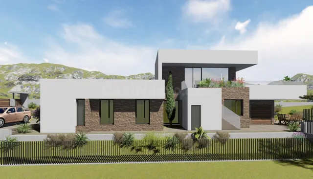 Parcela urbana de 1.471 m2 con proyecto de chalet en Encinar