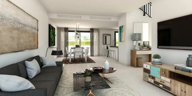 VILLA CONTEMPORANEA CERCA DE CENTRO URBANO Y MAR. — 14
