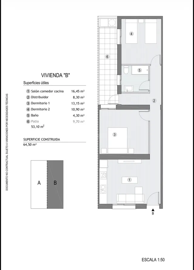 Apartamento de obra nueva en planta baja, Puerto de Mazarrón - foto 2