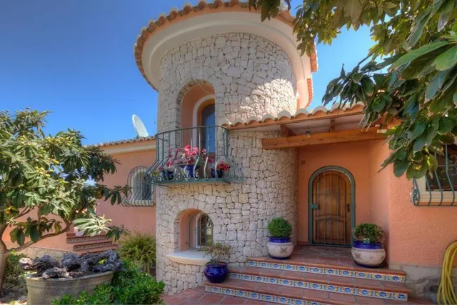 ✓Amplia Villa con Vistas al Mar, Piscina y apartamentos en Benissa, Costa Blanca. — 22
