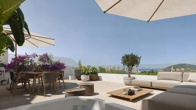 Apartamento con terraza de 34 m2 en Balcón de Finestrat — 33