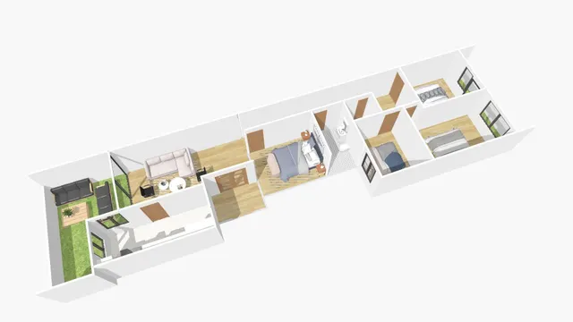 Vivienda SIN ASCENSOR de cuatro dormitorios en segunda línea de playa — 45