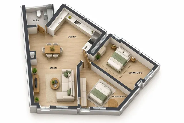 Vivienda a estrenar en urbanización privada en Parque Almunia con sauna, gimnasio y piscina comunitaria. — 26