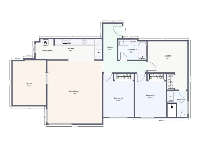 Apartamento 3 habitaciones 92m² en venta - Las Ramblas — 41