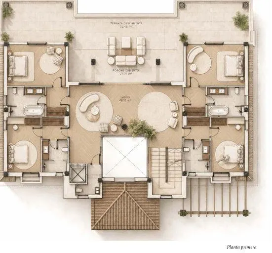 Estructura de chalet en La Manga del Mar Menor – km 18 — 17