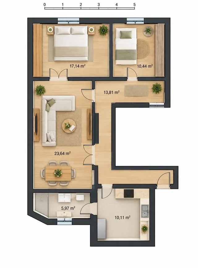 ZONA TORRE TAVIRA - CÁDIZ - ¡PISO MUY LUMINOSO, REFORMADO CON 2 DORMITORIOS! — 24