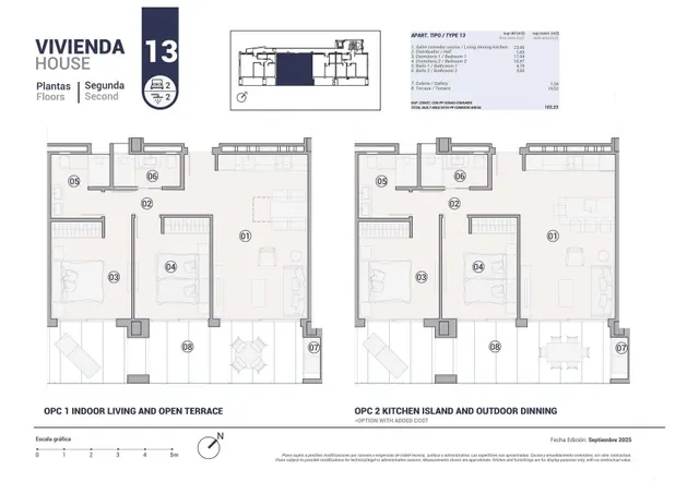 Apartamento de lujo de 2 dormitorios con vistas panorámicas al mar en Villajoyosa — 13
