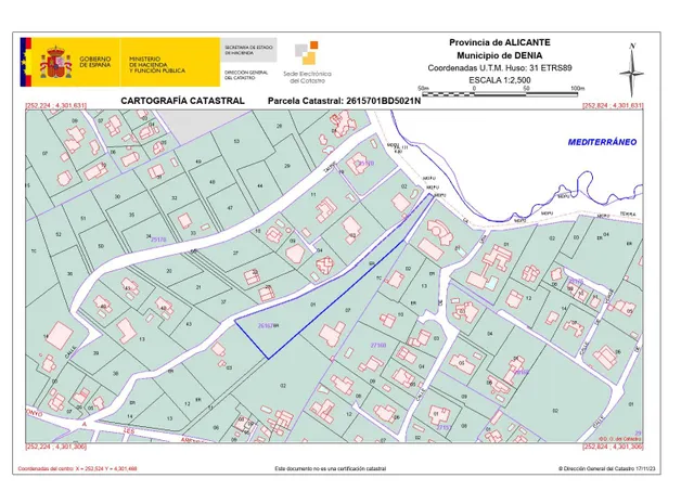 PARCELA EN PRIMERA LINEA DE LA PLAYA DE LAS ROTAS - DENIA CON LICENCIA DE CONSTRUCCIÓN VIVIENDA — 4