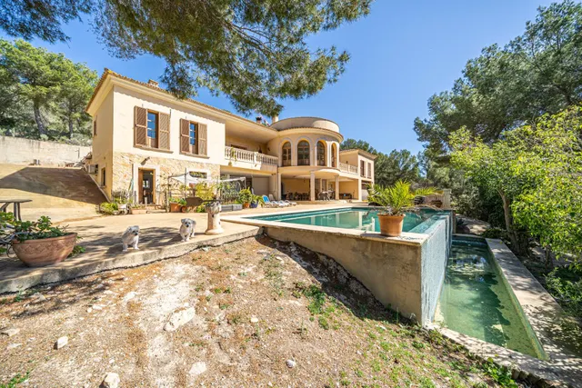 Chalet unifamiliar de 5 dormitorios y 5 baños, con piscina, garaje, ascensor y apartamento de invitados en Peguera (Calvià) — 9
