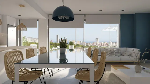 Apartamento con vista al mar en Finestrat