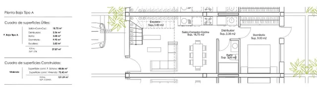 Adosado 2 habitaciones 112m² en venta - Monte y Mar bajo — 27