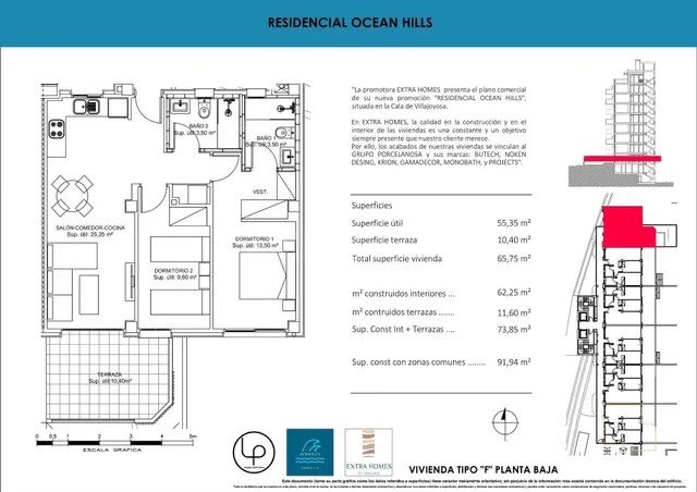 Apartamento 2 habitaciones 62m² en venta - Cala de Finestrat - foto 4