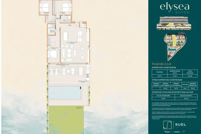 Apartamento 3 habitaciones 120m² en venta - Calaburra - Chaparral — 4