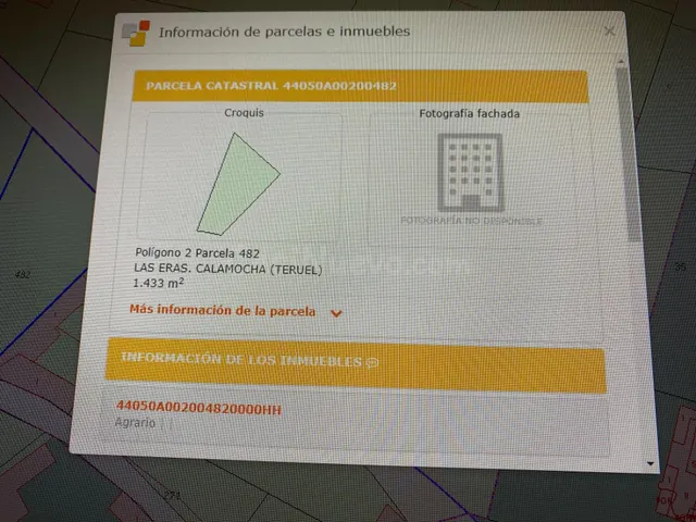 SE VENDE PARCELA EN CALAMOCHA