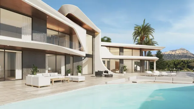 Villa Neptune. Villa de lujo de estilo futurista a la venta en Jávea — 3