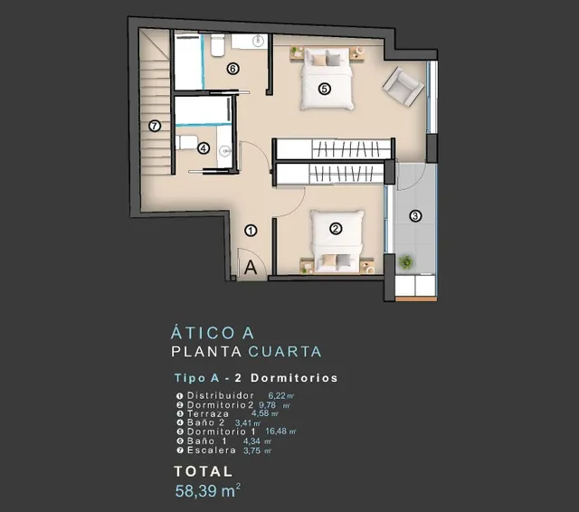 Ático 2 habitaciones 90m² en venta - torrevieja — 12