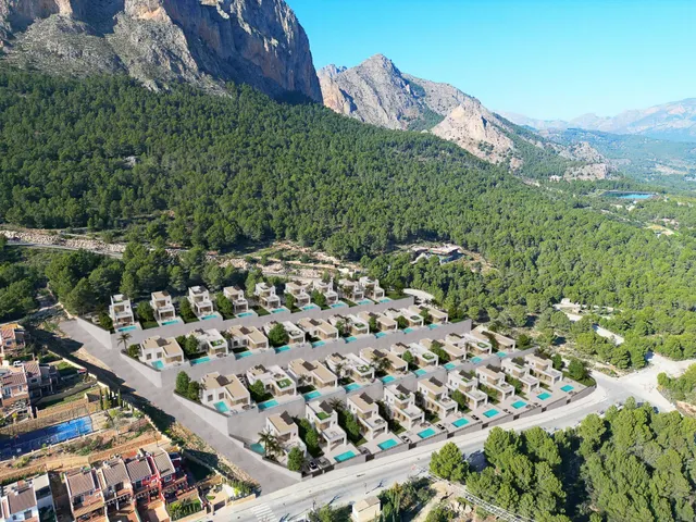 Impresionantes villas de nueva construcción en Polop con vistas al mar — 4