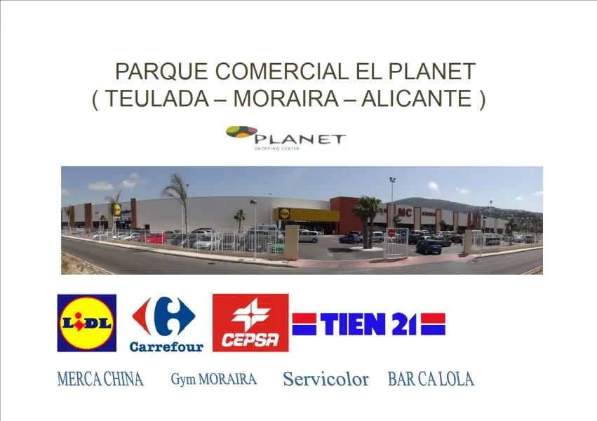 Local Comercial con una buena ubicación en Moraira - El Planet en Carretera Moraira-Teulada