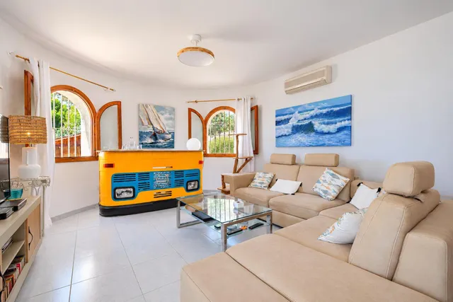 Villa con piscina, orientación sur y vistas al mar y montaña en Calpe — 12