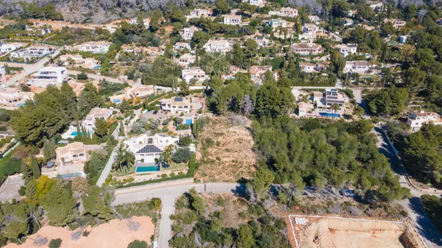 En venta parcela con licencia y proyecto de villa de lujo en la prestigiosa zona del montgo javea — 3