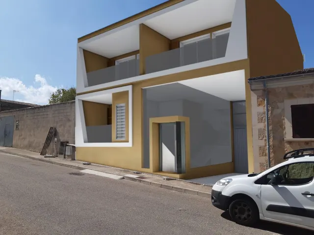 Edificio de obra nueva con piscina  y plaza de parking en Muro — 48