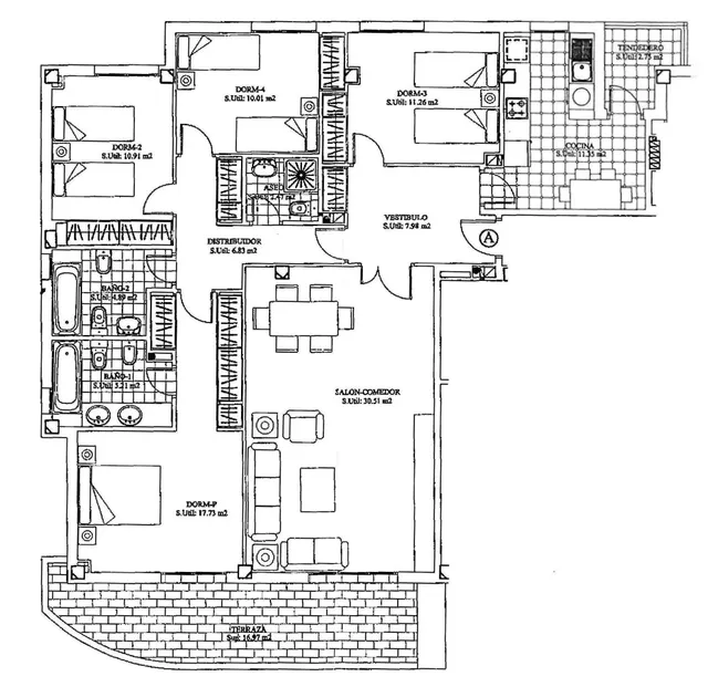 Piso 2 habitaciones 49m² en venta - Chueca — 37