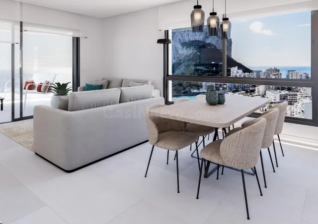 Apartamento de obra nueva en primera línea de playa en Calpe - foto 2
