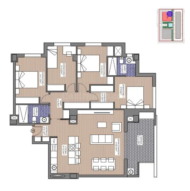 PISO EN RESIDENCIAL OBRA NUEVA CON PISCINA — 3