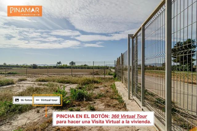 ¡Tu rincón perfecto a solo 300 metros de Santomera! ✨Parcela