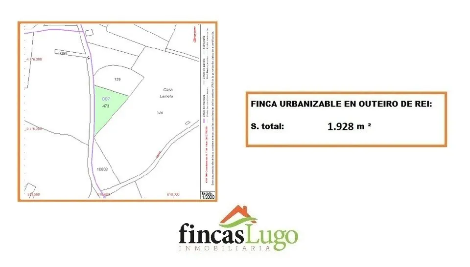 TERRENO URBANO EN VILELA, OUTEIRO DE REI