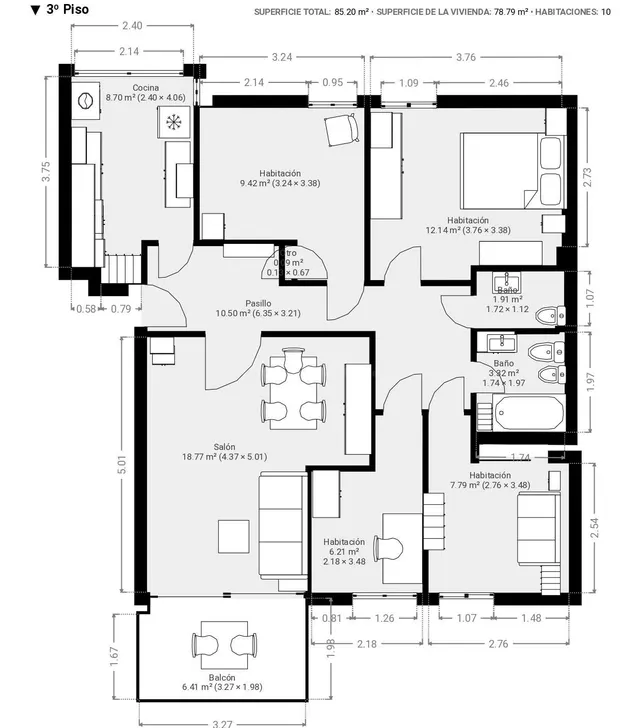 PISO A LA VENTA EN BARRIO JUAN XXIII - ALICANTE — 4